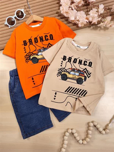 تیشرت و شلوارک لی BRONCO