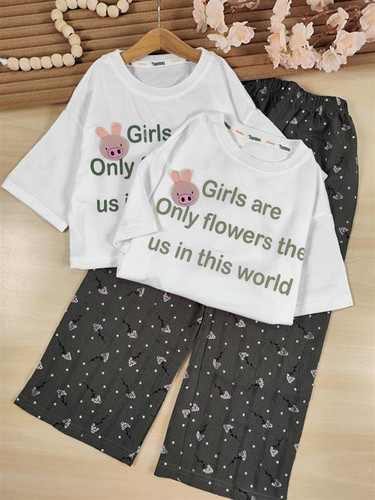 ست تیشرت و شلوارک girls