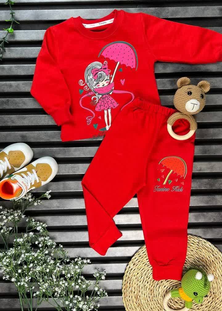 ست بلوز و شلوار دختر چتری