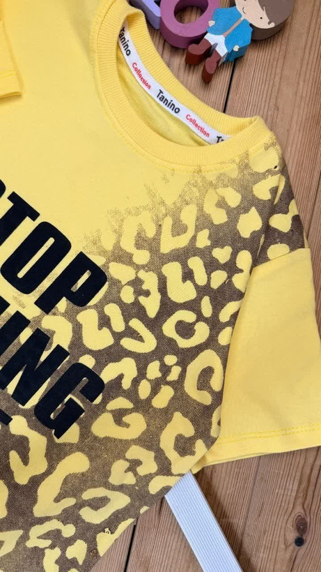 ست تیشرت و شلوار STOP