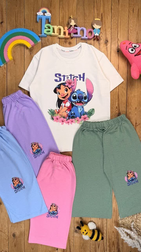 ست تیشرت و شلوارک stitch