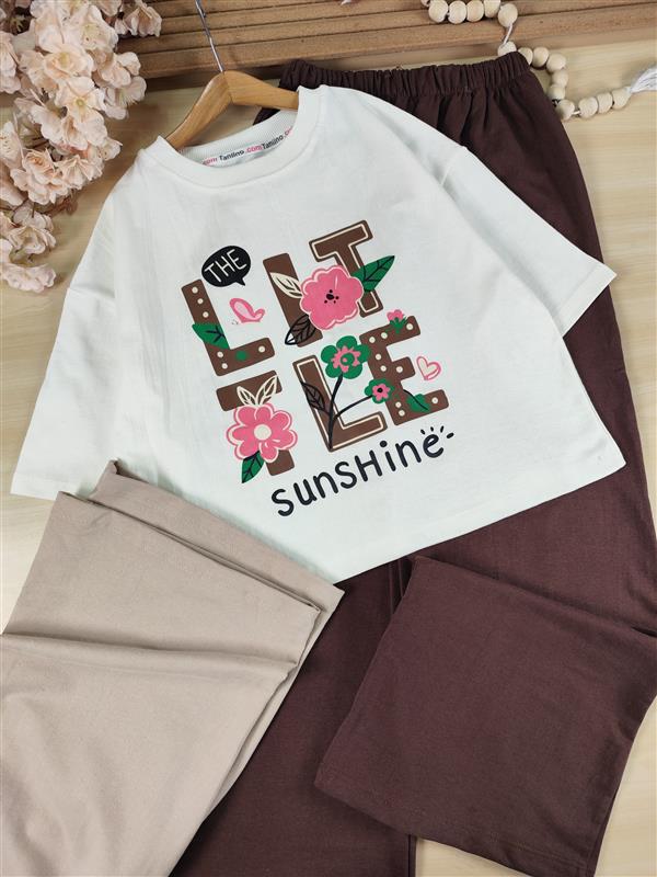 ست کراپ و شلوار LITTLE🌸