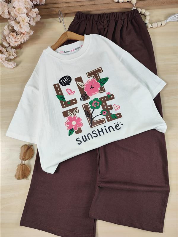 ست کراپ و شلوار LITTLE🌸