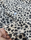 ست سه تکه بلوز و شلوار و سوییشرت زیپ دار پلنگی🐆
