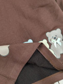 ست بلوز و شلوار یقه گل و تدی🐻