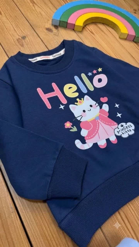 ست بلوز و شلوار دخترانه Hello👧🏻