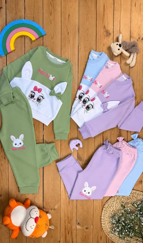 ست بلوز و شلوار دخترانه خرگوشی🐰