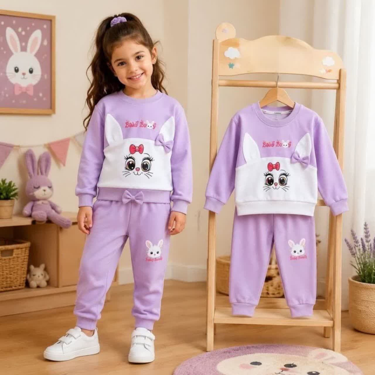 ست بلوز و شلوار دخترانه خرگوشی🐰