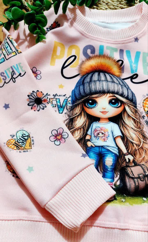 بلوز تک دختر کلاه بافت🧶