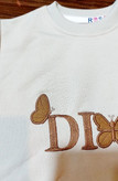 بلوز تک دخترانه پروانه و DIOR🦋